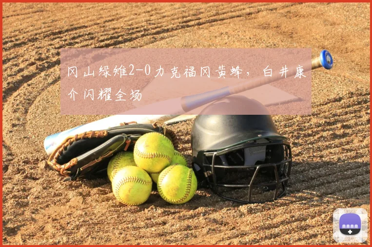 冈山绿雉2-0力克福冈黄蜂，白井康介闪耀全场